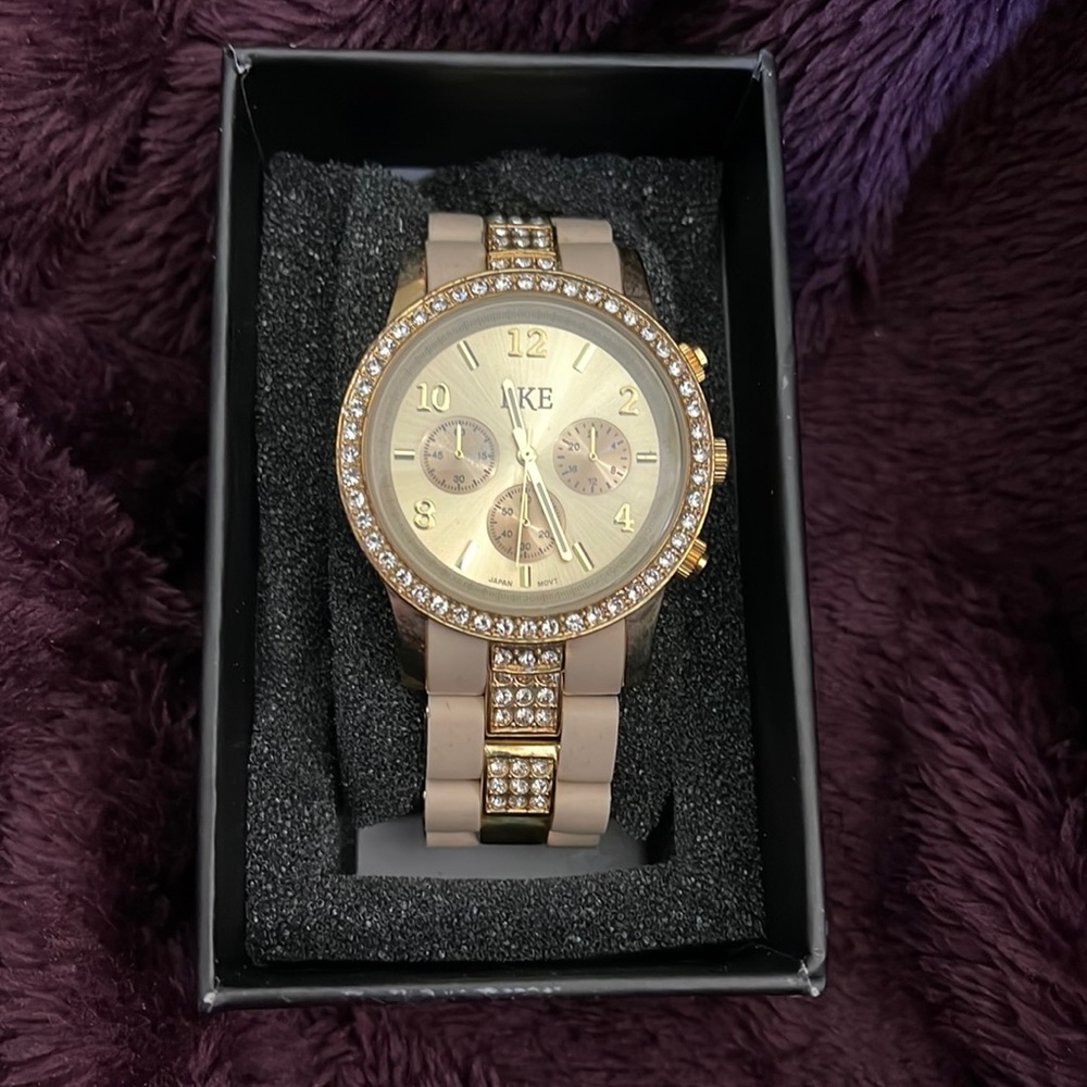 BKE blinged crystal watch